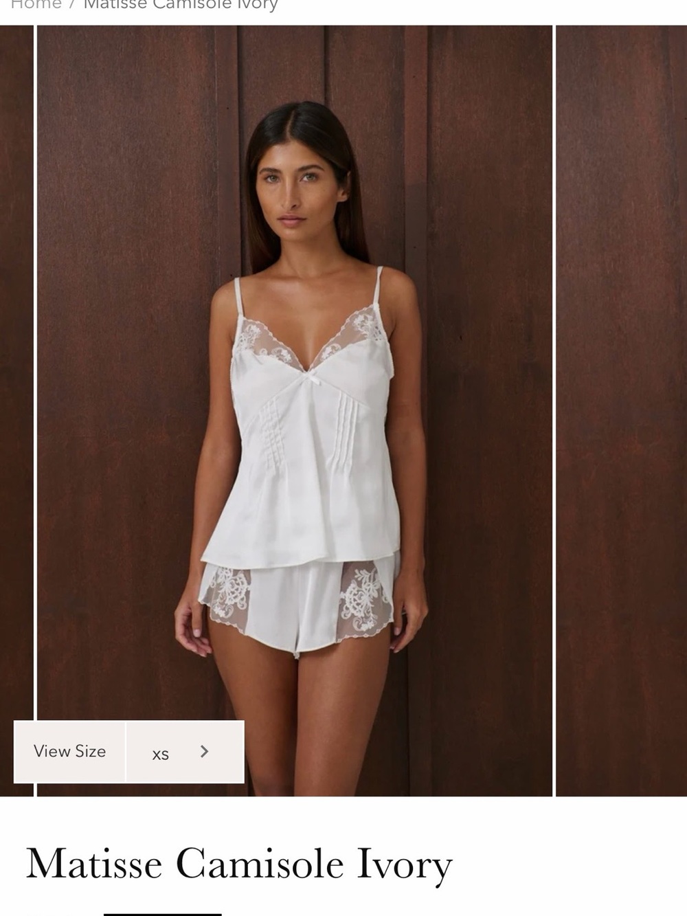 Kat The Label Matisse Camisole / Bridal Camisole